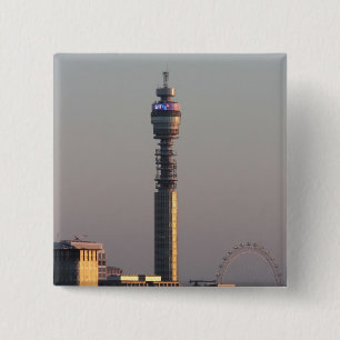 Badge Carré 5 Cm Londres