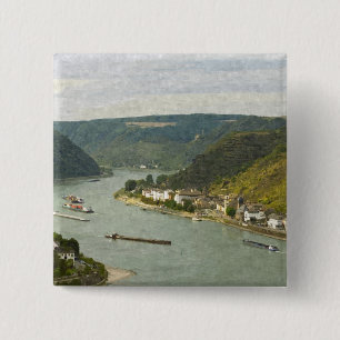 Badge Carré 5 Cm Lorelei