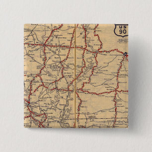 Badge Carré 5 Cm Louisiane 9