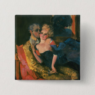 Badge Carré 5 Cm Love, 1910