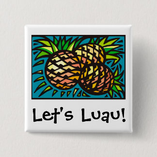 Badge Carré 5 Cm Luau 1