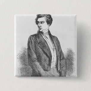 Badge Carré 5 Cm Lucien de Rubempre