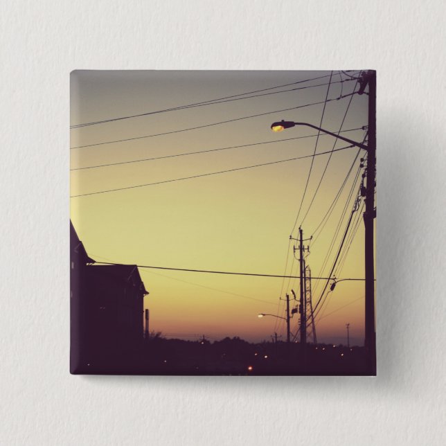 Badge Carré 5 Cm Lumière (Devant)