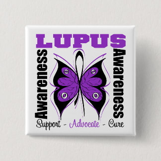 Badge Carré 5 Cm Lupus