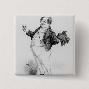 Badge Carré 5 Cm M. Pickwick
