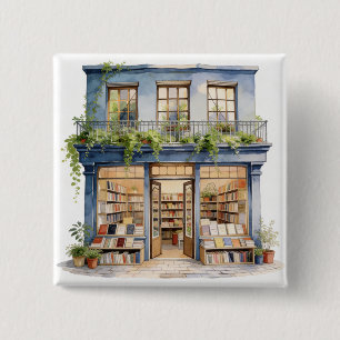 Badge Carré 5 Cm Ma Librairie 