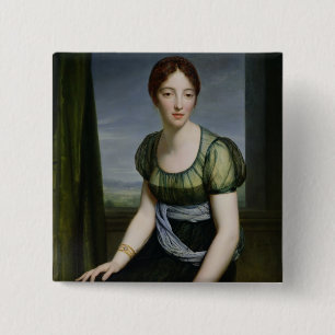 Badge Carré 5 Cm Madame Regnault de Saint-Jean d'Angely