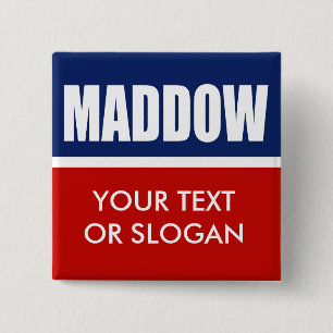 BADGE CARRÉ 5 CM MADDOW 2012