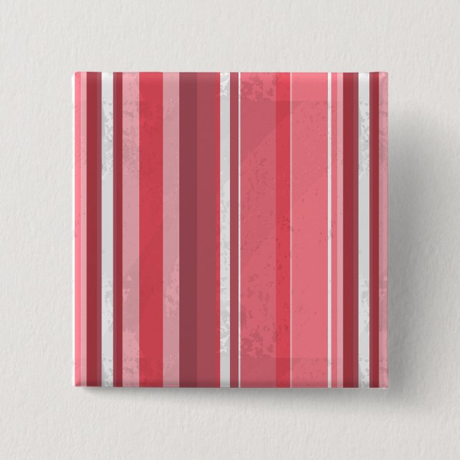 Badge Carré 5 Cm Madras Plaid Noël (Devant)