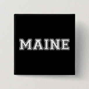 Badge Carré 5 Cm Maine