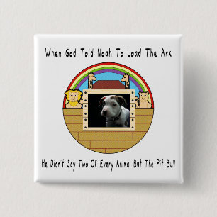 Badge Carré 5 Cm Mais Le Pit Bull
