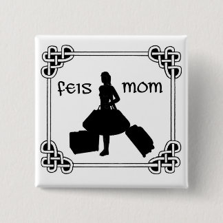 Badge Carré 5 Cm Maman de Feis de danse d'Irlandais