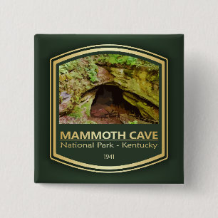 Badge Carré 5 Cm Mammoth Cave NP (PF1)