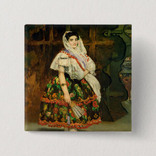 Badge Carré 5 Cm Manet Lola de Valence, 1862