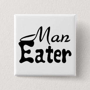 Badge Carré 5 Cm Mangeur d'homme