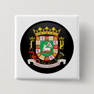 Badge Carré 5 Cm Manteau de Porto Rico de détail de bras