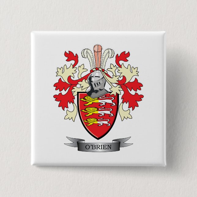 Badge Carré 5 Cm Manteau d'O'Brien des bras (Devant)