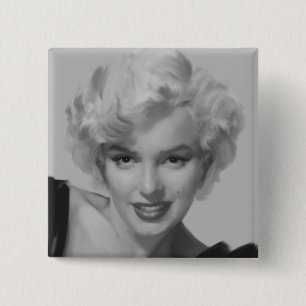 Badge Carré 5 Cm Marilyn le Look 2