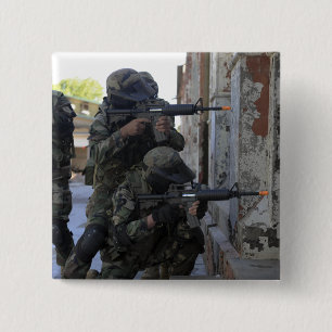 Badge Carré 5 Cm Marines chiliennes