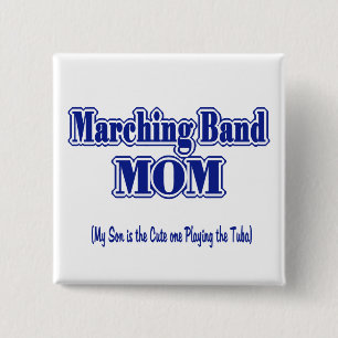 Badge Carré 5 Cm Marquage de bande maman/ Tuba