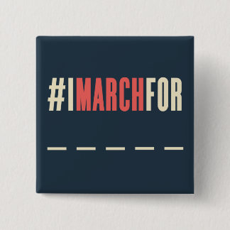Badge Carré 5 Cm Mars des femmes sur l'Amérique