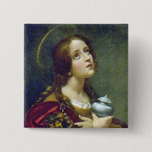 BADGE CARRÉ 5 CM MARY MAGDELENE