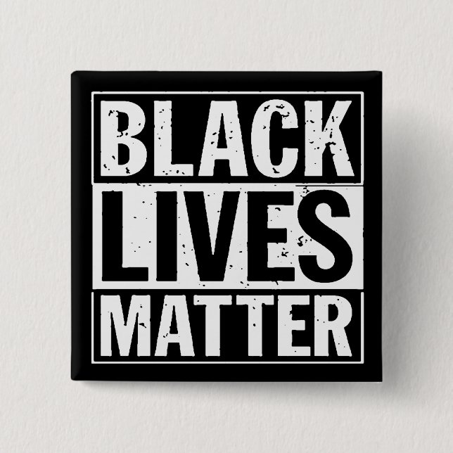 BADGE CARRÉ 5 CM "MATIÈRE NOIRE DES VIES " (Devant)
