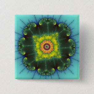 Badge Carré 5 Cm Matilda 1 - Art fractal