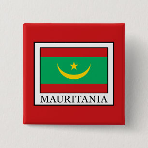 Badge Carré 5 Cm Mauritanie
