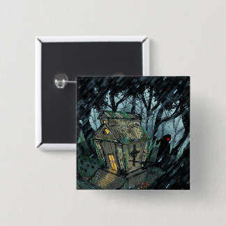 Badge Carré 5 Cm Mausoleum and the Crow