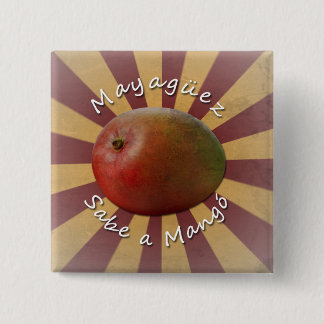 Badge Carré 5 Cm Mayagüez - Sabe a Mango