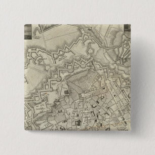 Badge Carré 5 Cm Mayence, Allemagne