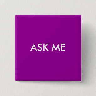Badge Carré 5 Cm Me demander