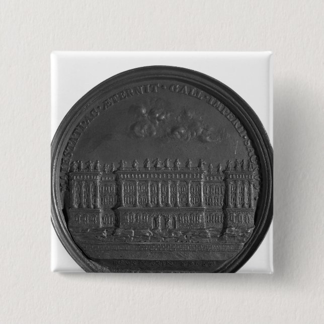 Badge Carré 5 Cm Médaille avec la conception de Bernini pour le (Devant)