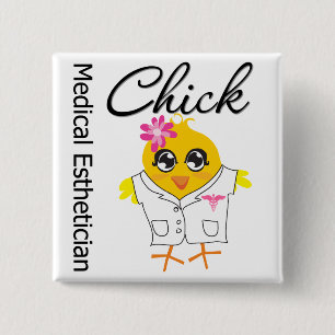 Badge Carré 5 Cm Médicale Esthétique Chick