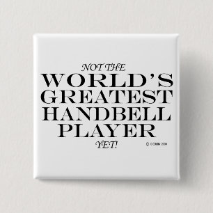 Badge Carré 5 Cm Meilleur Joueur de Handbell