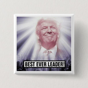 Badge Carré 5 Cm Meilleur leader