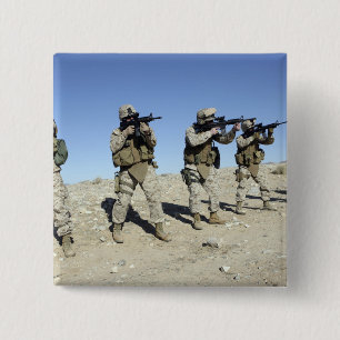 Badge Carré 5 Cm Membres de l'équipe de transition militaire