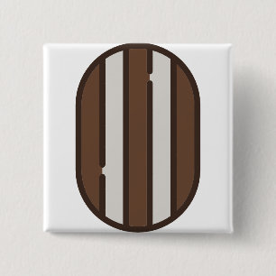 Badge Carré 5 Cm menthe poivrée