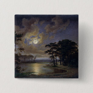 Badge Carré 5 Cm Mer du Holstein - clair de lune, 1847