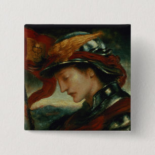 Badge Carré 5 Cm Mercury 2