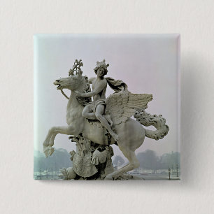 Badge Carré 5 Cm Mercury sur Pegasus 1701-02