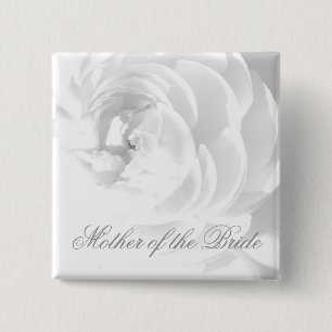 Badge Carré 5 Cm Mère du bouton de jeune mariée (ou ?)