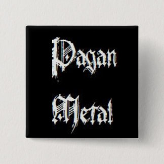 Badge Carré 5 Cm Métal païen