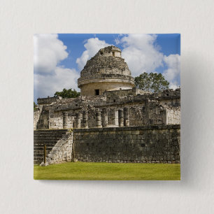 Badge Carré 5 Cm Mexique, Quintana Roo, près de Cancun,
