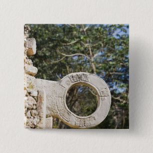 Badge Carré 5 Cm Mexique, Yucatan, Uxmal. Uxmal, un grand