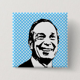 Badge Carré 5 Cm Michael Bloomberg