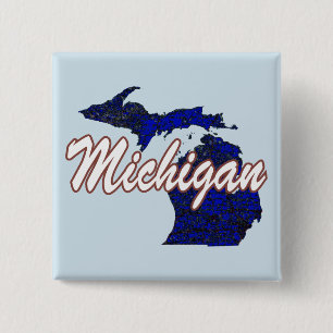 Badge Carré 5 Cm Michigan