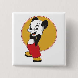 Badge Carré 5 Cm Mickey
