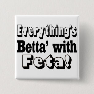 Badge Carré 5 Cm Mieux avec Feta